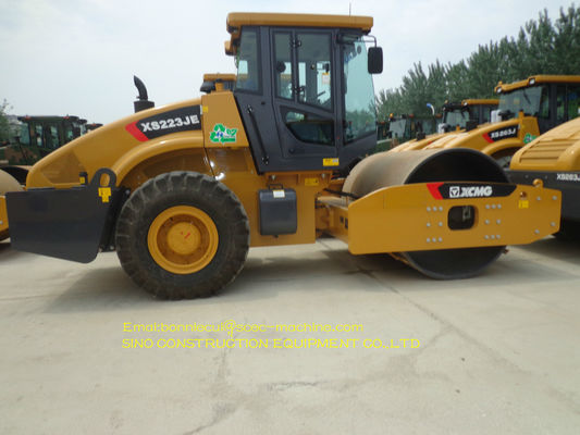 XCMG 22T Construction Road Roller Single Drum Vibratory Roller XS223JE