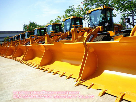 Front End Construction Wheel Loader ZL50GN 5 Tons Bucket Capacity 3 - 4.5m3