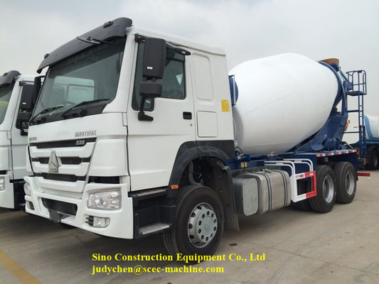 12m3 Mobile Cement Mixer Trucks Sinotruk Howo 6x4 With Left / Right Hand Drive