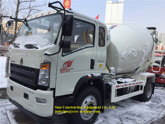 Sinotruk Howo Mixer Truck 4x2 Concrete Pouring Equipment5 CBM 140hp Euro III