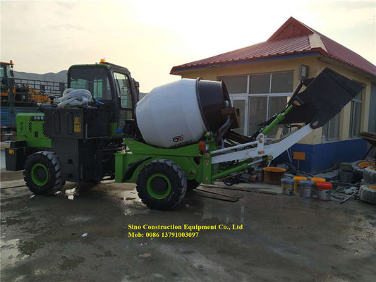 Automatic Concrete Handling Equipment Self Loading Concrete Mixer Truck 18m3/H