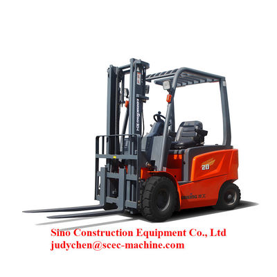 3.8 Ton Diesel Operated Forklift Long wheelbase With Large Arc / Streamlined Shape
