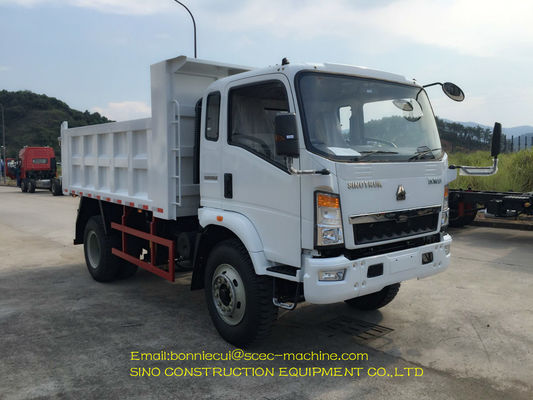 Hydraulic Light Duty Commercial Trucks Sinotruk Howo Transport 4x2 Dump Truck