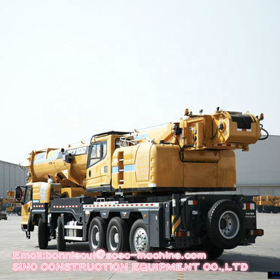 Mobile Telescopic Truck Crane 100 Ton XCT100 Max. Lifting Height  92.6 Yellow Color