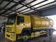 10 Wheels Sewage Cleaning Truck 16000L Sewage Suction Truck With Tank Liftable