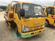 4x2 Special Purpose Truck One Pull Two Car Flatbed Road Wrecker Tow Truck