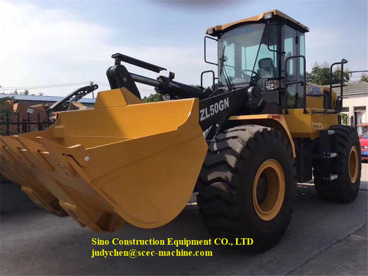 ZL50GN Wheel Loader Operation Weight 17500kgs XCMG Rated Loading 5ton