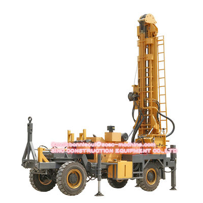 400m Trailer Mounted Rotary Hydraulic Water Well Drilling Rig