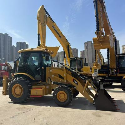 The cat420F backhoe loader has excellent versatility