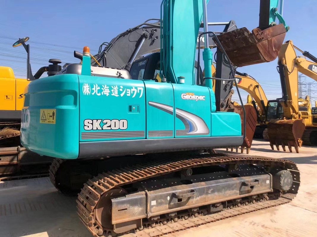 20 Ton Hydraulic Excavator Used Kobelco 200 Excavator For Road Construction