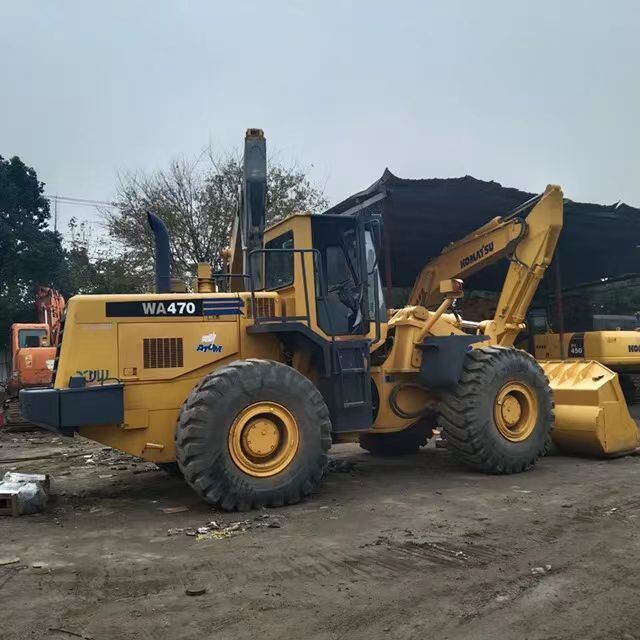 Made in Japan Original Komatsu WA470-3 Wheel Loader Hot Sale Komatsu470 Front Loader Used komatsu 380 320 470 500 Loaders