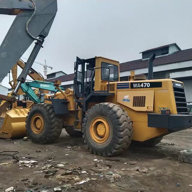 Made in Japan Original Komatsu WA470-3 Wheel Loader Hot Sale Komatsu470 Front Loader Used komatsu 380 320 470 500 Loaders