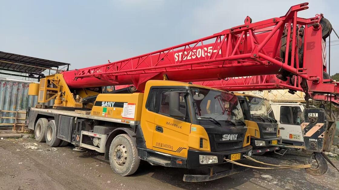 25 ton second-hand Sany truck crane, produced with original equipment in 2020