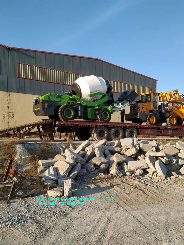 Automatic Self Loader Concrete Mixer Cement Mixer Vehicle 1.6m3 SCEC 16