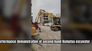 Used Komatsu Excavator PC200 Performance Demo