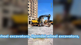 Used Volvo wheel excavators, Hyundai wheel excavators, Doosan wheel excavators,  for sale at a low p